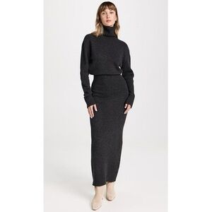 AMI PARIS GREY turtleneck WOOL CASHMERE sweater DRESS XS ALEXANDRE MATTIUSSI